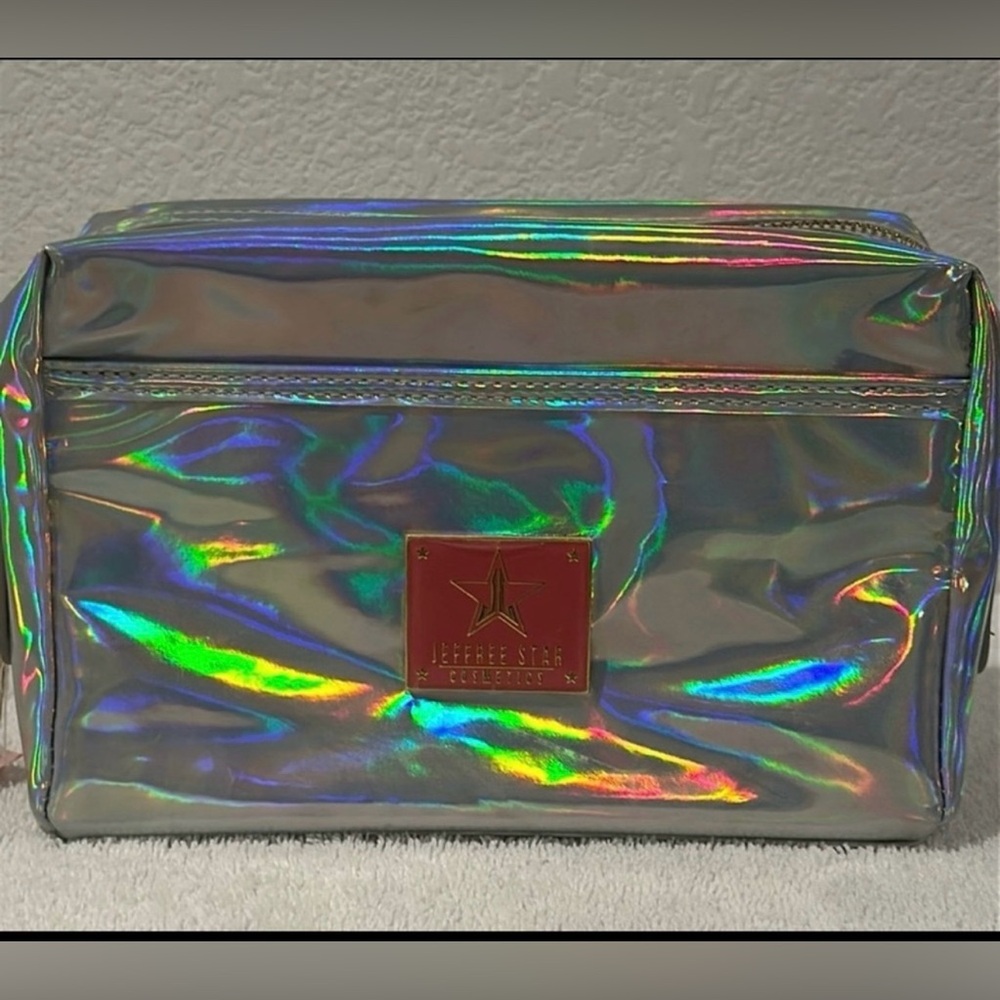Jeffree Star Cosmetic Bag Holographic Metallic